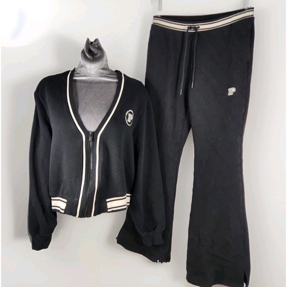 Victoria's Secret PINK SPORTS CLUB Full Zip‎ Hoodie With Pants ~Mismatched Size!
